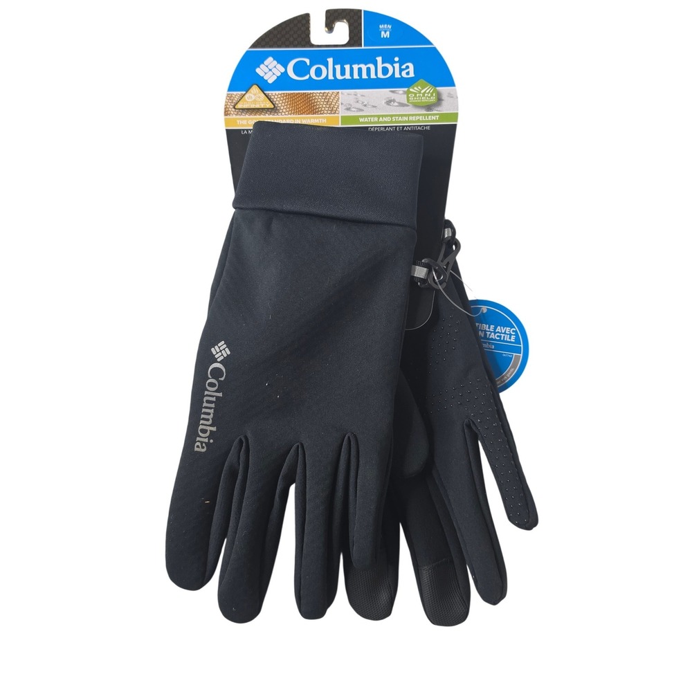 Columbia Men's Trail Commute Glove Omni-Heat Infinity Black Size M New